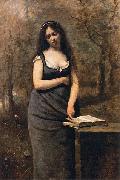 Jean Baptiste Camille  Corot Valleda USA oil painting artist